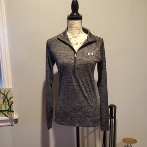 Under Armour Women's Heather Gray Long Sleeve Top